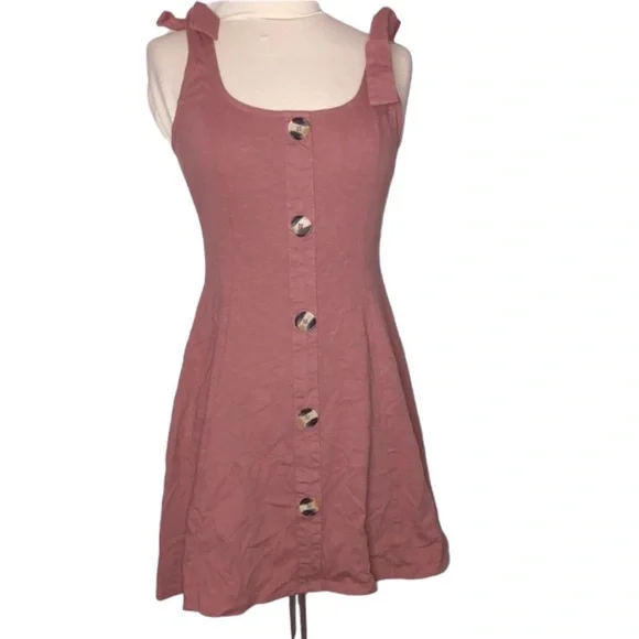 ASOS | Dresses | Asos Pink Cotton Dress Size 6 | Poshmark
